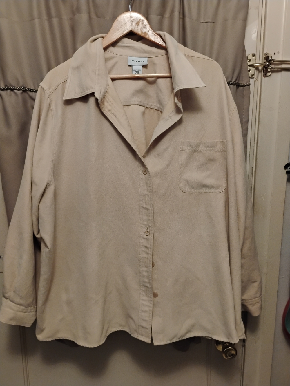 Womens Avenue Beige Blouse